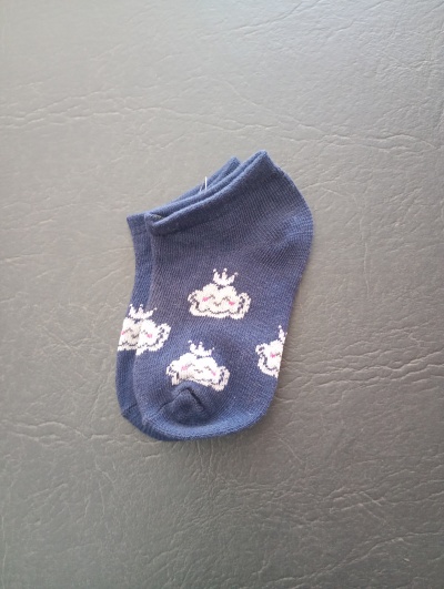 Azul / AP - Medias Soquetes Bebé