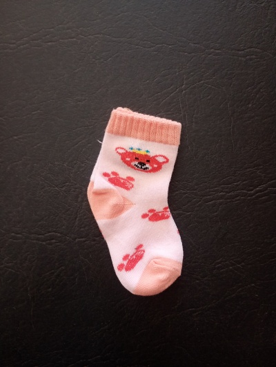 Salmón / OS - Medias Soquetes Bebé