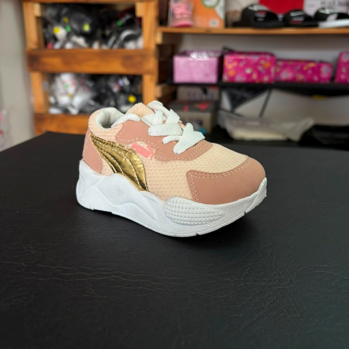 Rosa / Tornasol Dorado - Zapatillas PUMA RSX Infantiles