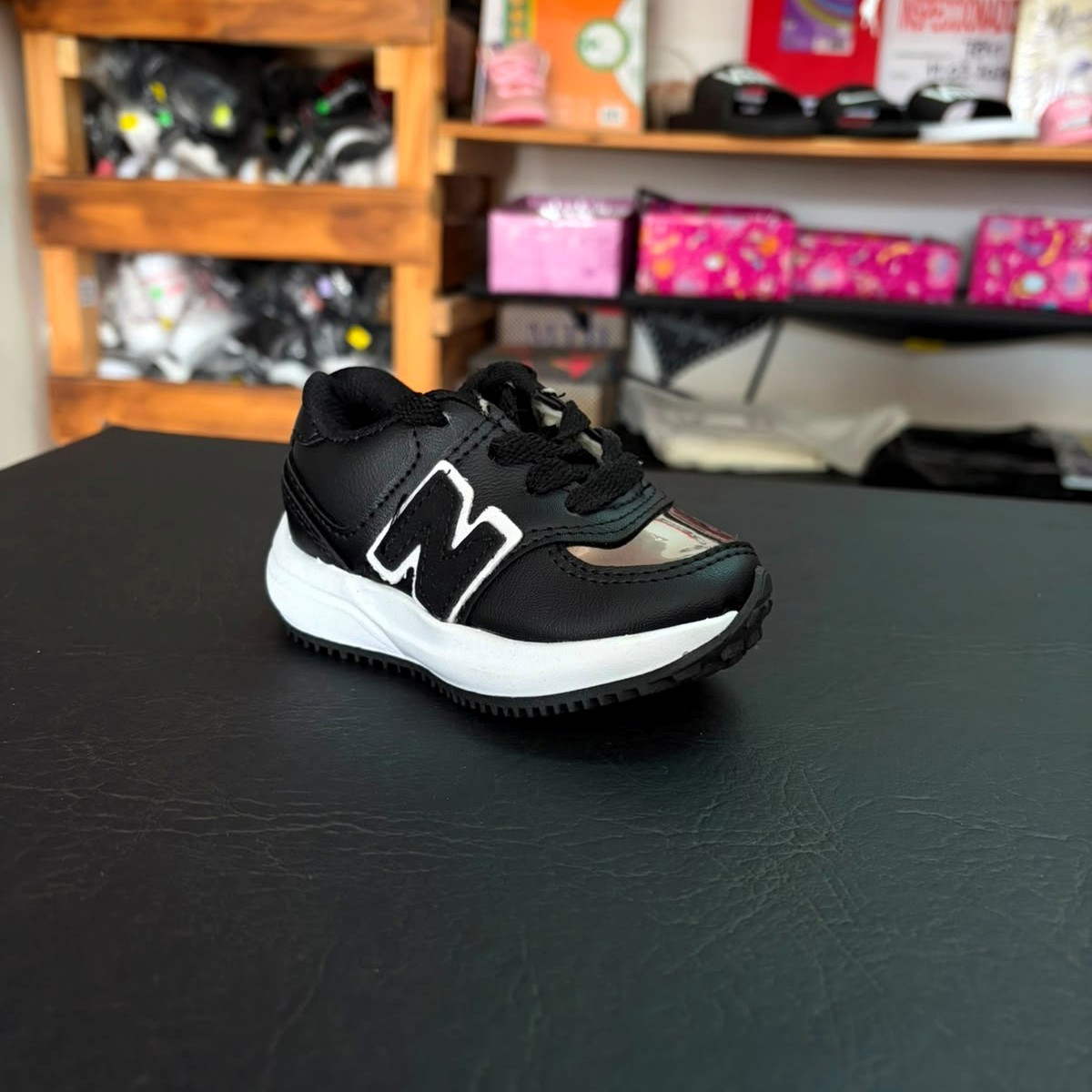 Negro / Blanco / Tornasol - Zapatillas New Balance 574 Sport Infantiles
