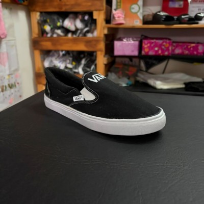 Negro / Blanco - Panchas Vans Slip On Classic