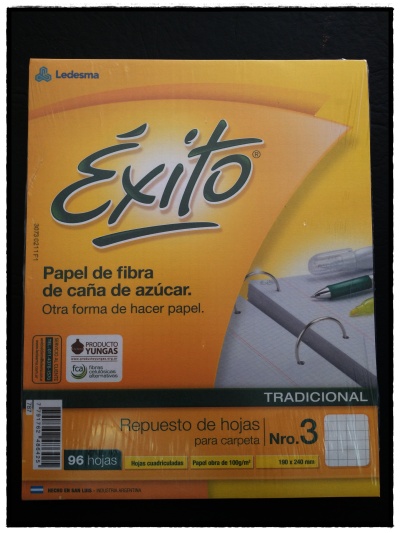 Repuesto Éxito 96 Hojas Número 3 Cuadriculado