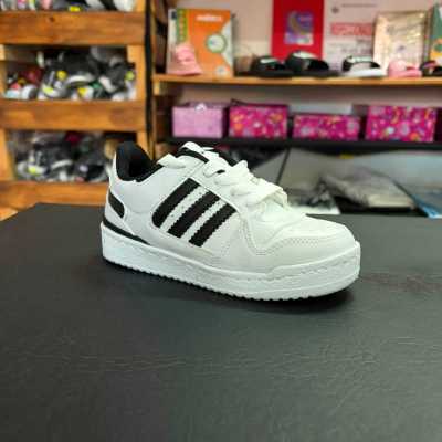 Blanco / Negro - Zapatillas adidas Forum Low SA Infantiles